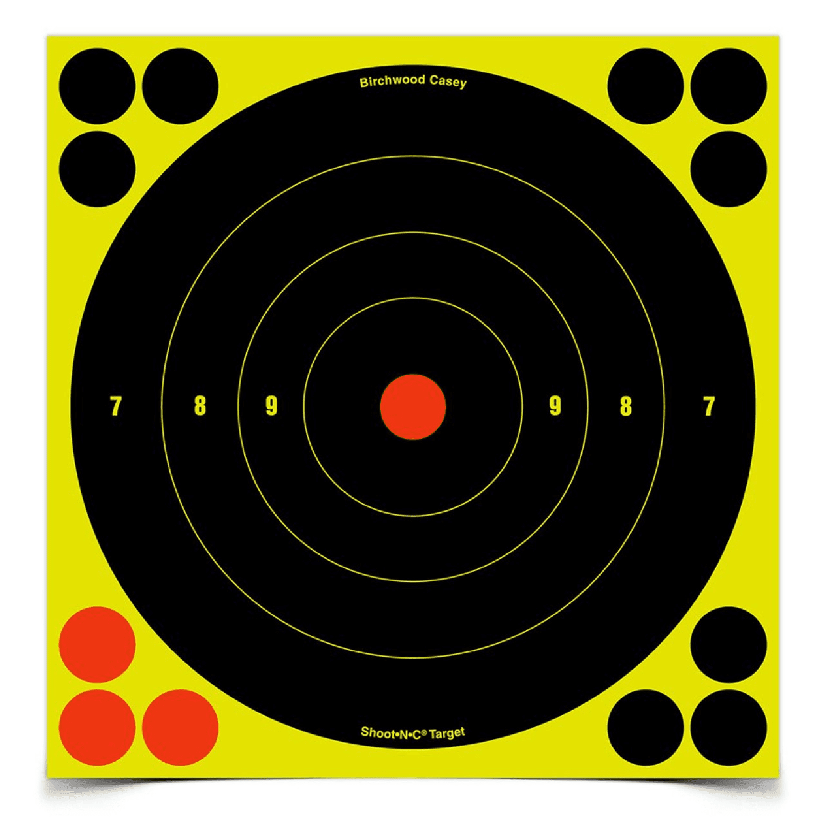 Birchwood Shoot•N•C® 8 Inch Bull's-Eye, 6 Targets - 72 Pasters