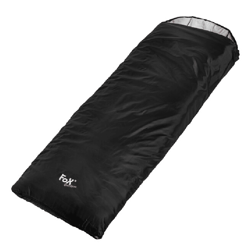 MFH Fox Sleeping bag Extralight - Black