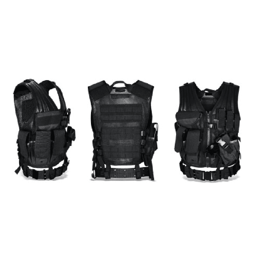 Miltec USMC Tactical Vest - Black - Image 3